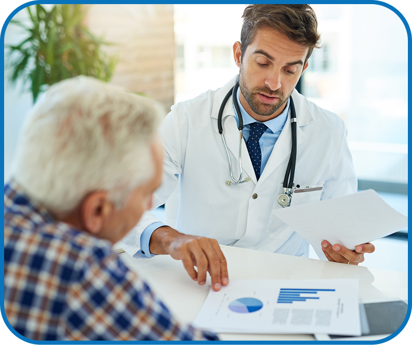 Doctor Explaining Results to Patient